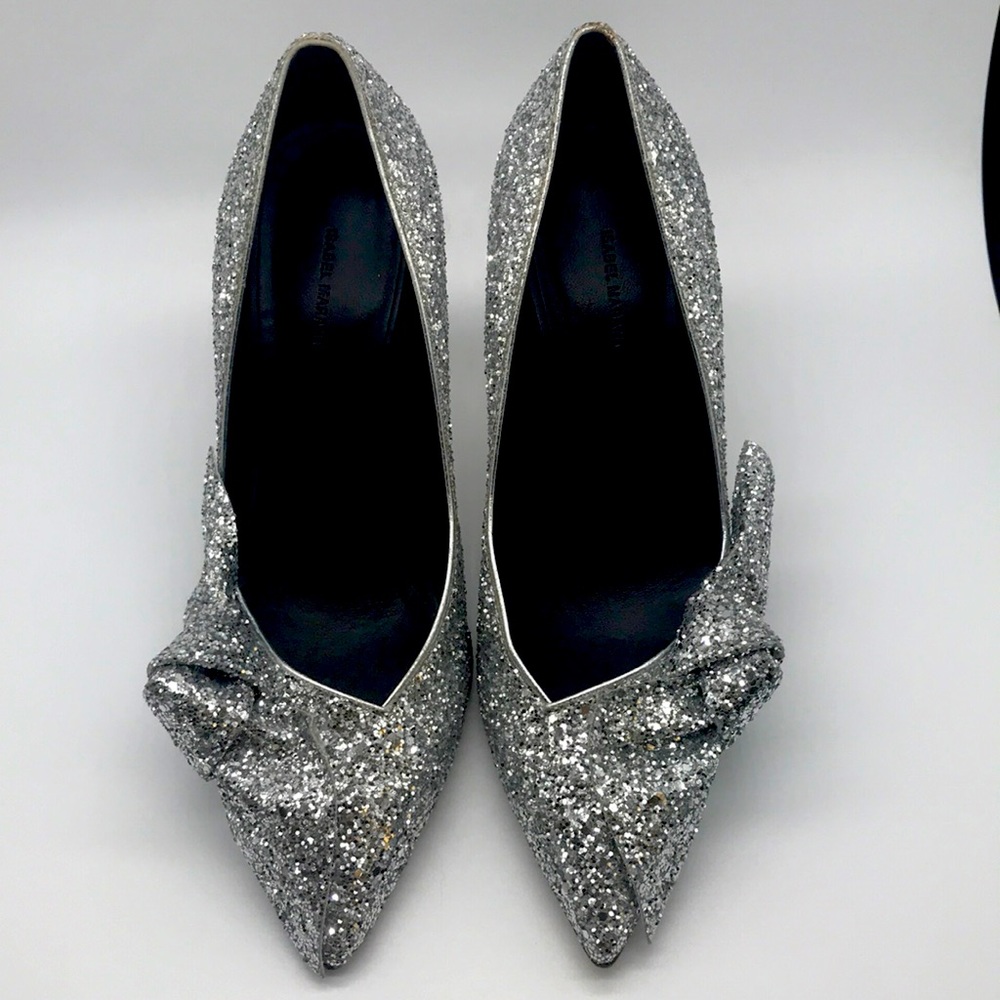 Isabel Marant Poetty Silver Pump Heels